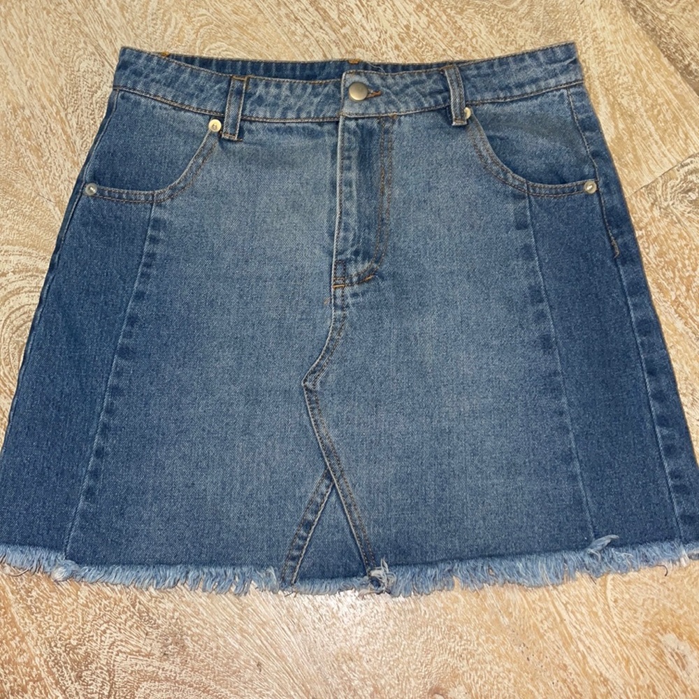 Altar’d state Jean skirt high waist size small
